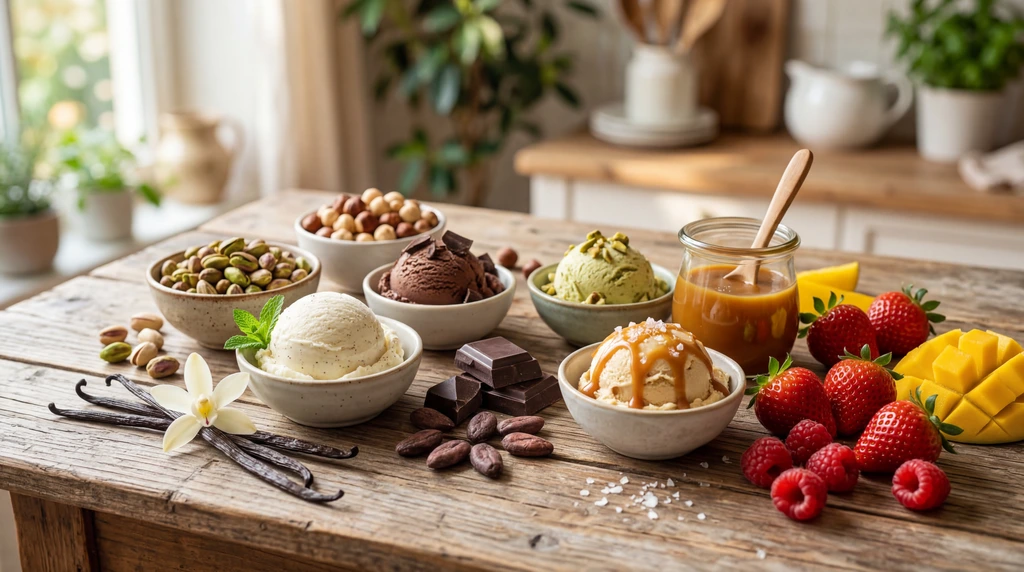 Transparent ice cream factory Nicezeit in Hanover – view into the ice cream lab